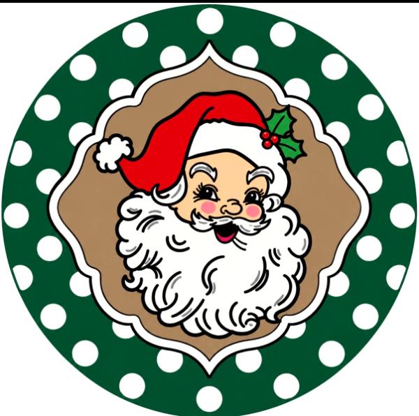 Santa with edges