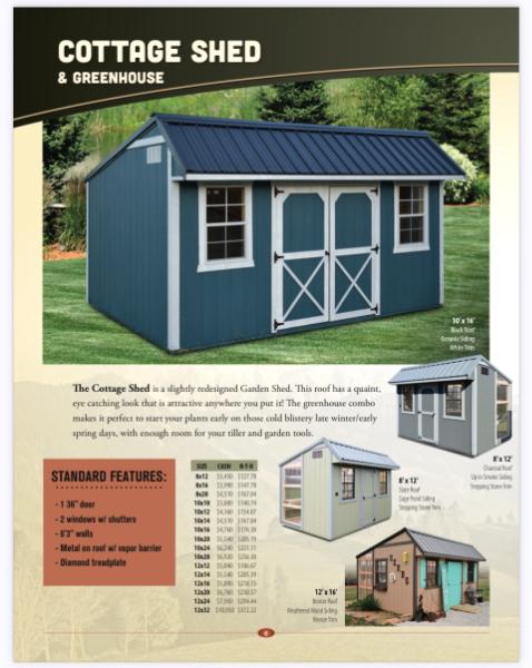 Cottage shed
