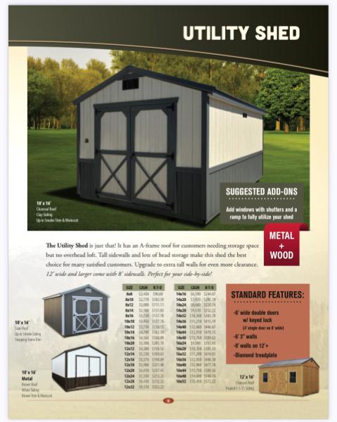Utility shed