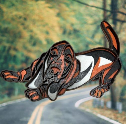 Layered Bassett Hound #43