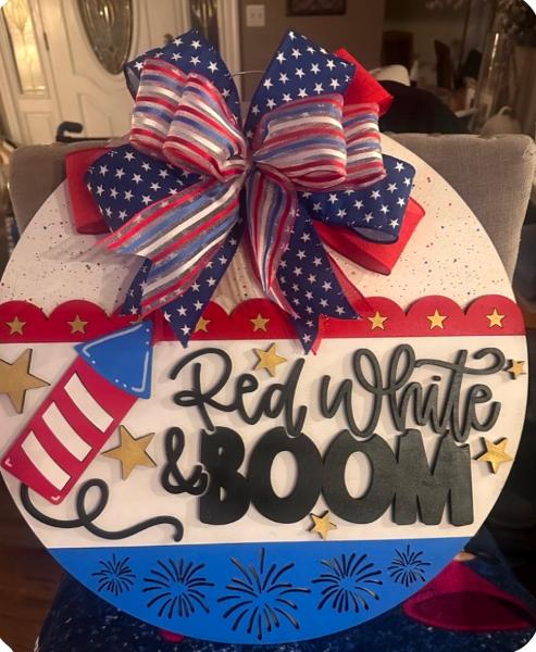 Red , white, and boom