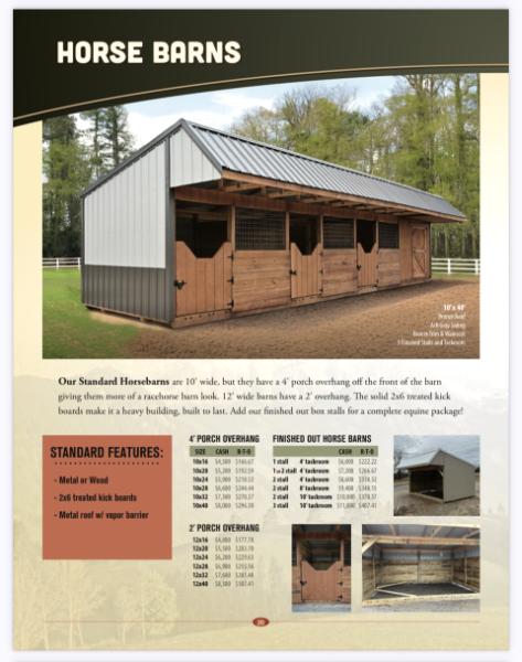 Horse Barns