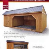 Horse Barn and Dog House